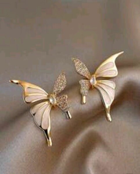 Collier Papillon Féérique Doré