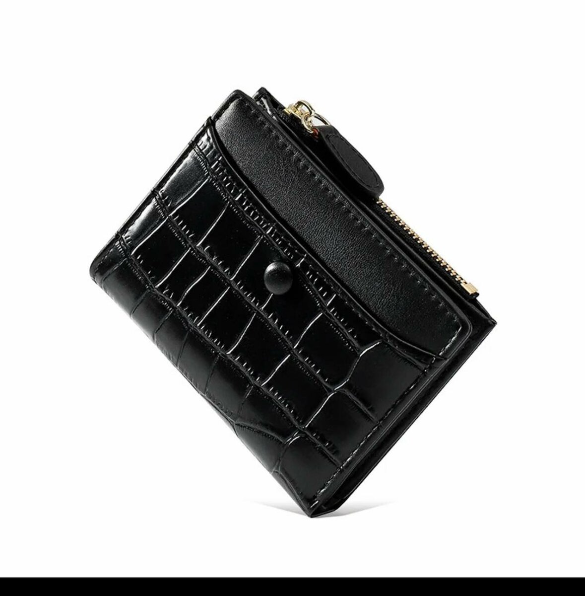 portefeuilles en cuir croco