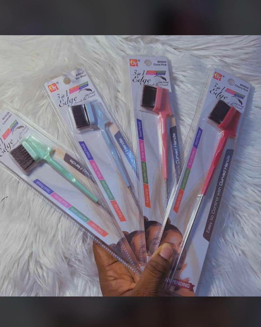 Dual-Ended Edge Brush Comb