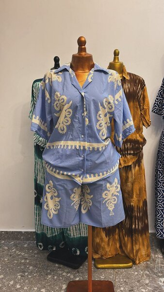 Ensemble short imprimé floral