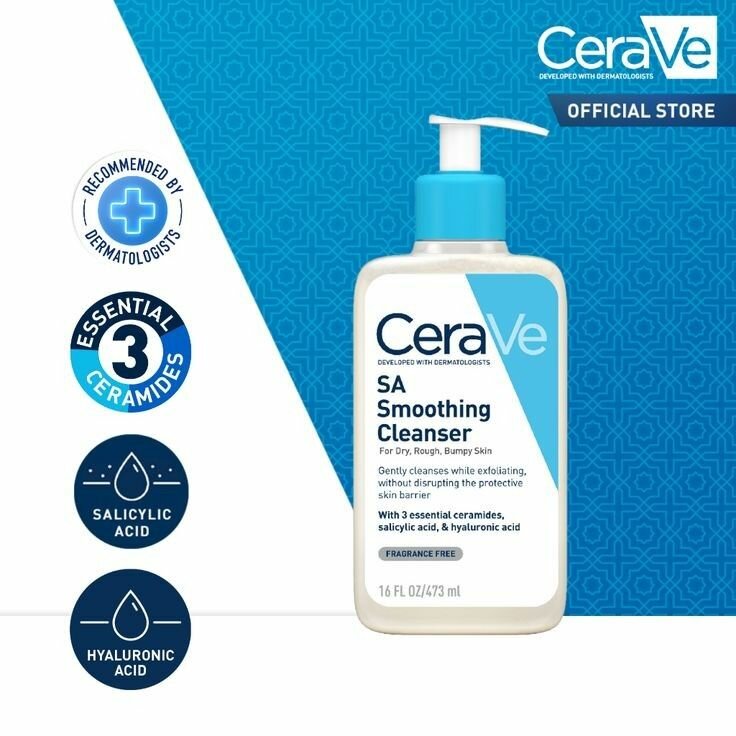 CeraVe SA Smoothing Cleanser - 473ml