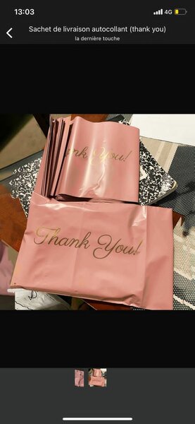 Sachet livraison 'Thank You'