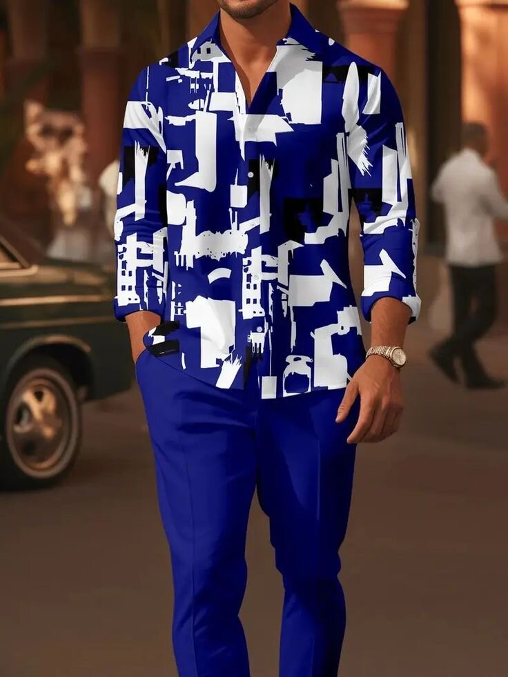 Chemise imprimée élégante