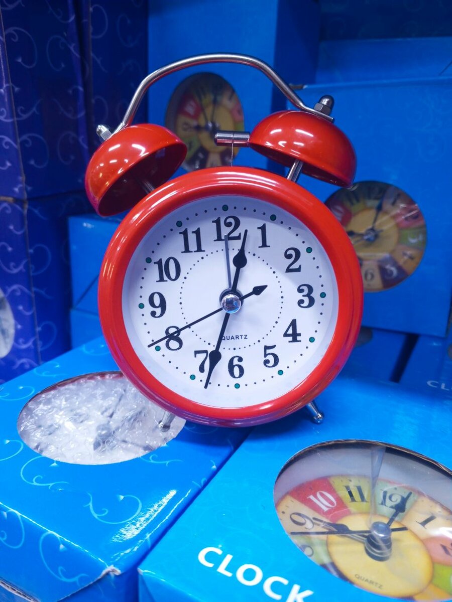 Petit Réveil rétro en métal