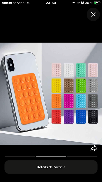 Ventouse de téléphone
