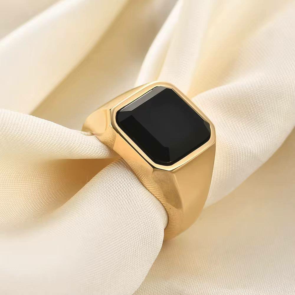 Bague homme en acier inoxydable