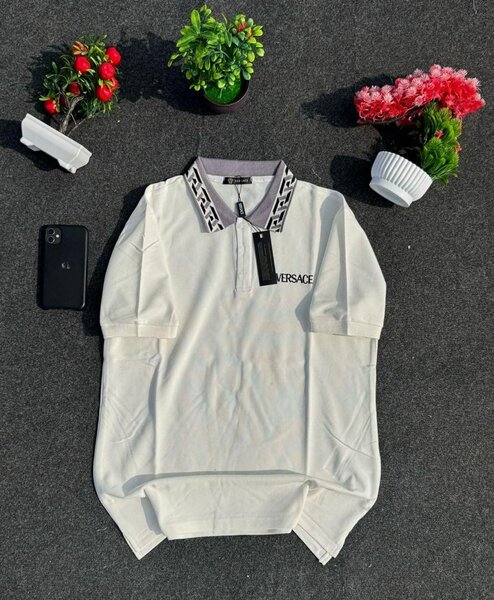 Polo blanc homme élégant