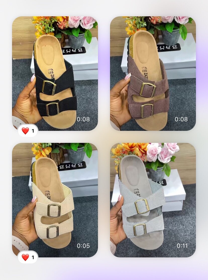 Slippers and watches