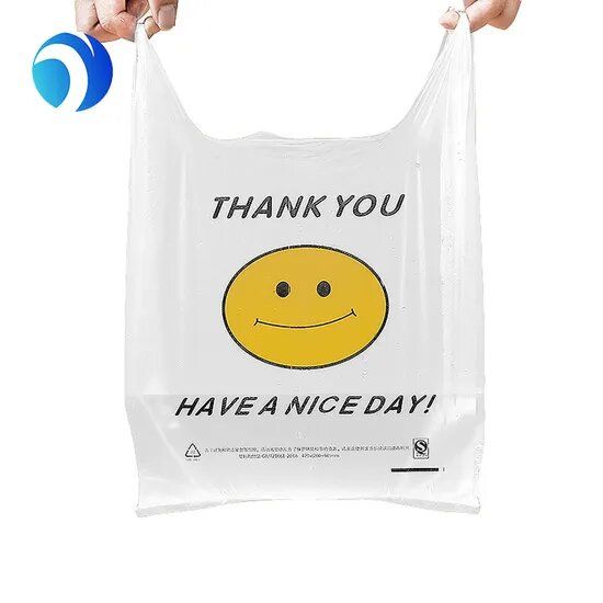 Sacs en plastique sourire 50P