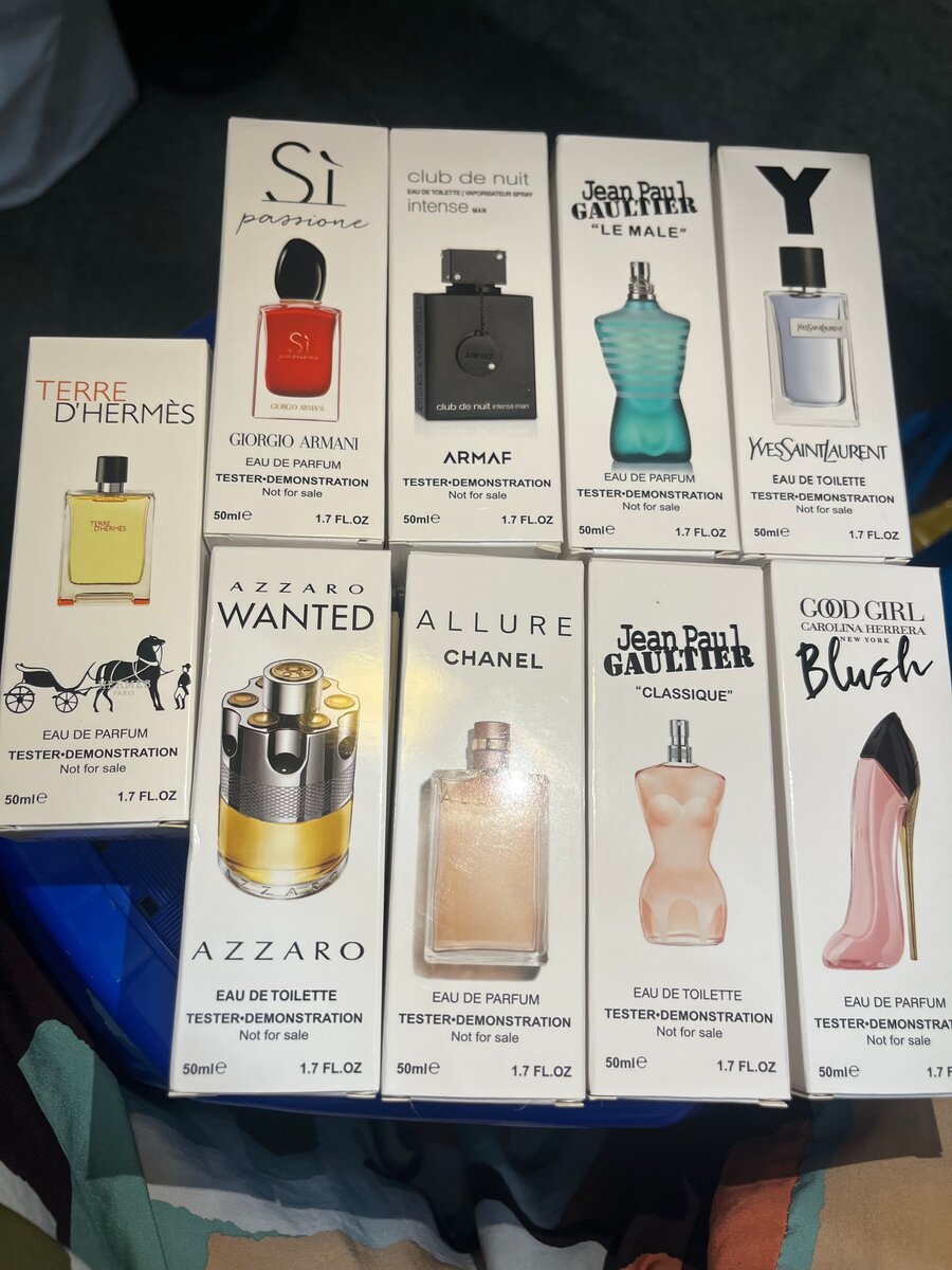 Testeurs de parfums de marque