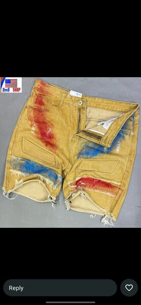 Trendy Distressed Denim Shorts