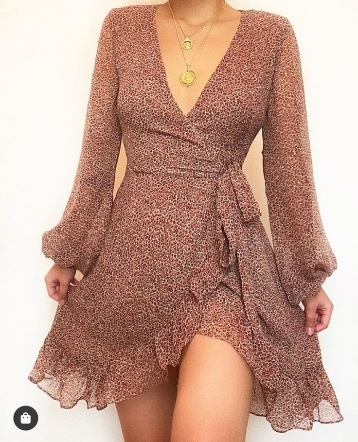 Robe chic à fleurs élégante