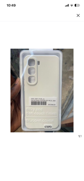 Coque Blanc infinix hot 60pro+