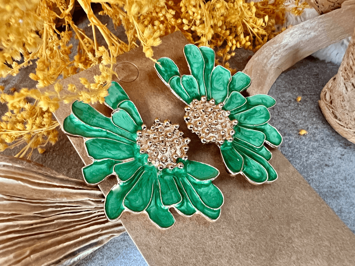 Boucles d'oreilles fleurs