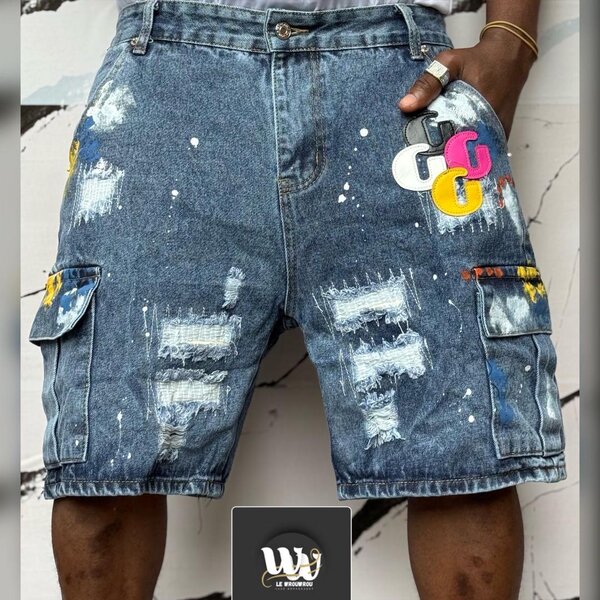 Shorts en jean décontractés