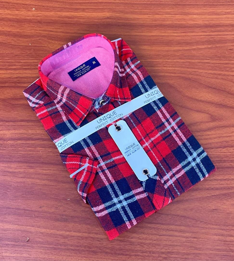 Checkered Long and Short sleeves Shirts