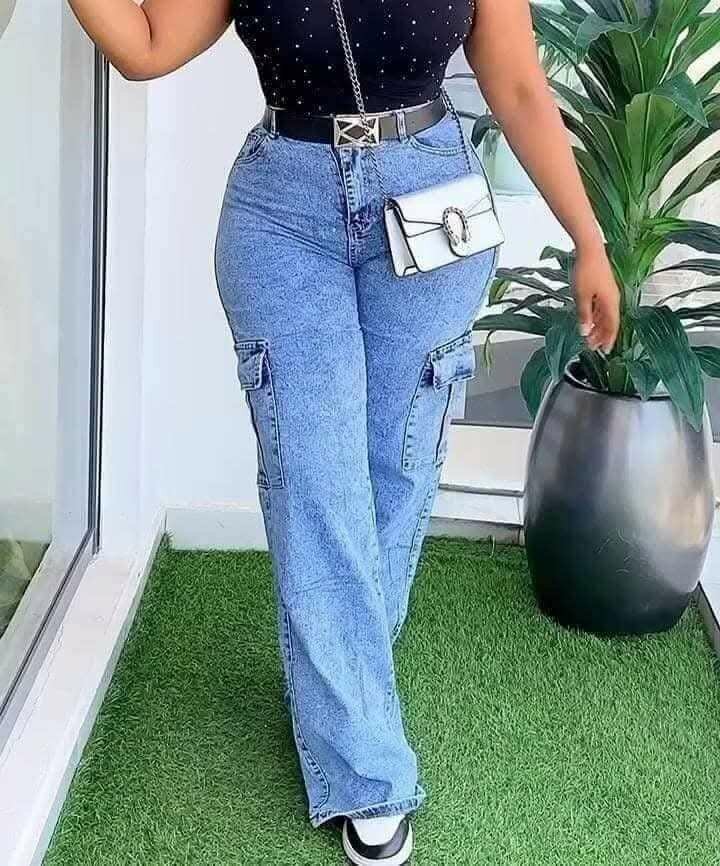 Pantalon jeans pour femme