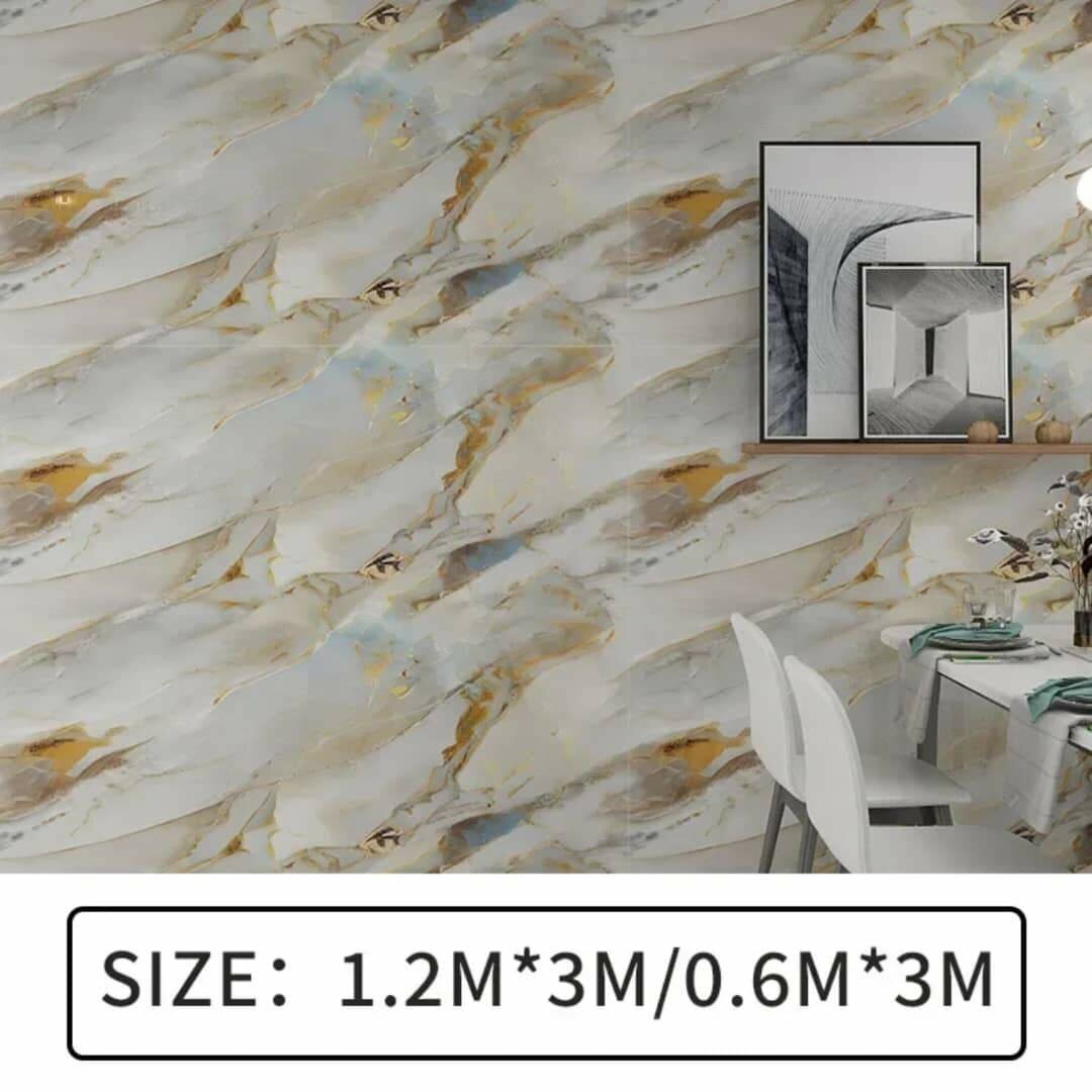 Autocollants Muraux Marbre PVC