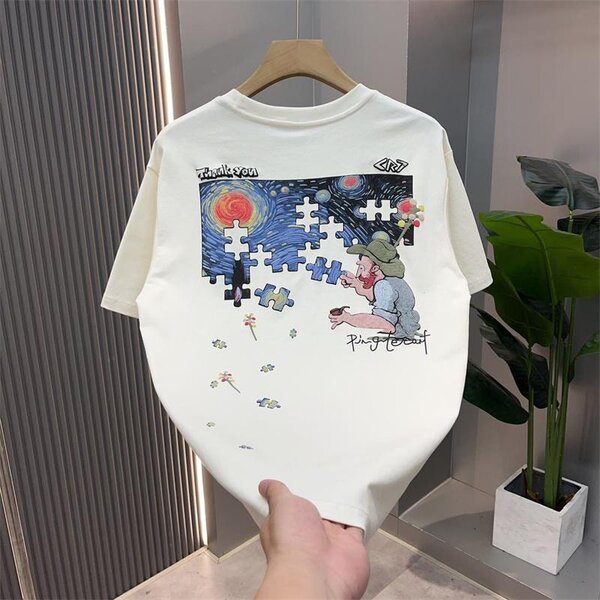 T-shirt artistique unisexe