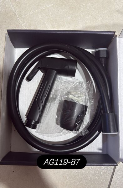 Tuyau de douche noir flexible