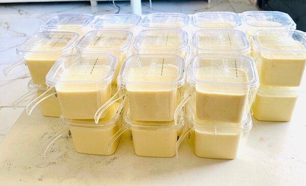 Dessert crémeux en portions pratiques