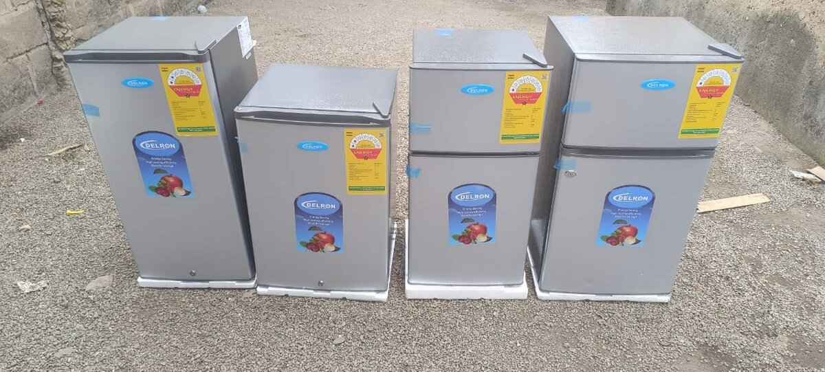 Delron Double Door 108 Liters refrigerator