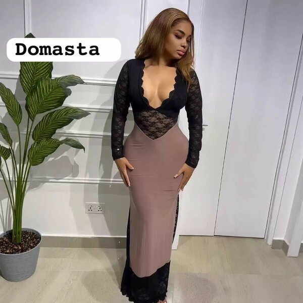 Robe évasée élégante en couleurs