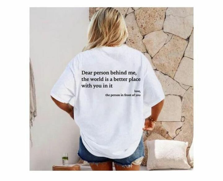 T-shirt original message