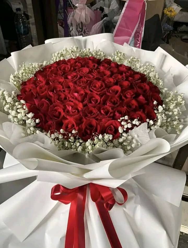 Bouquet de roses rouges