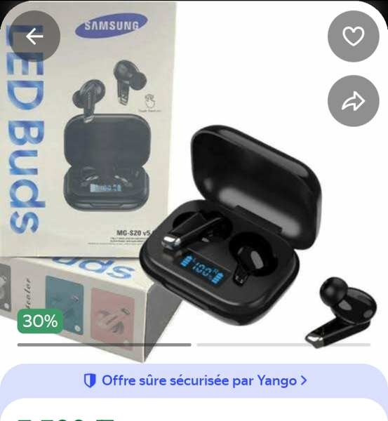 Écouteurs sans fil Samsung LED Buds