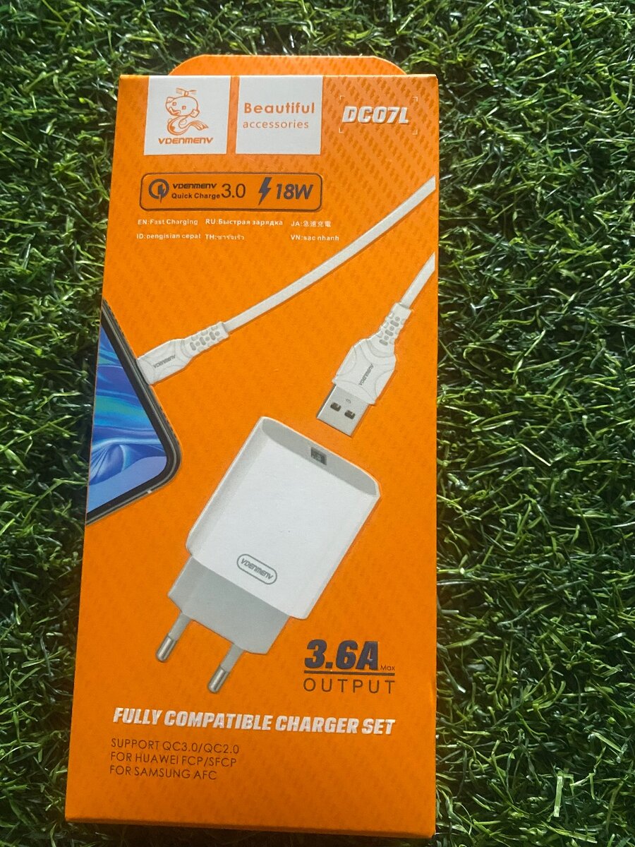 iPhone and android chargers