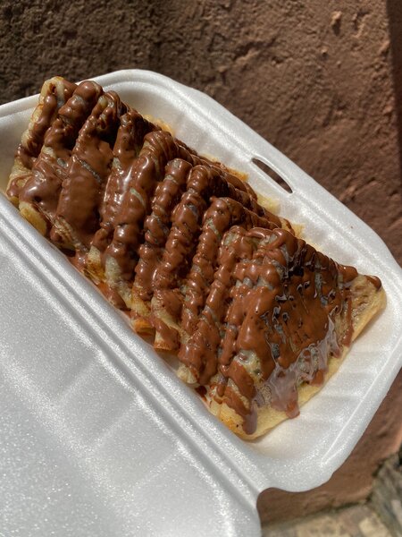 Crêpes au chocolat tentantes