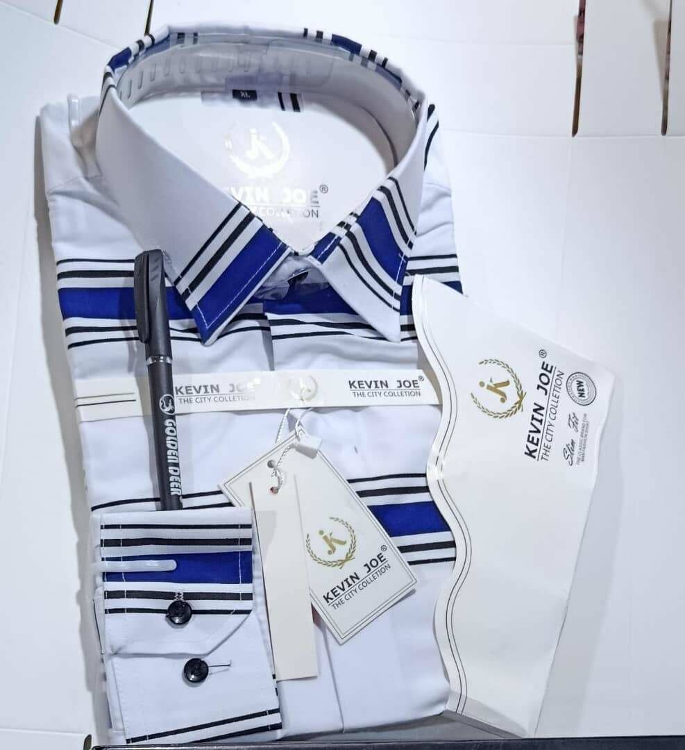 Chemise rayée homme élégante