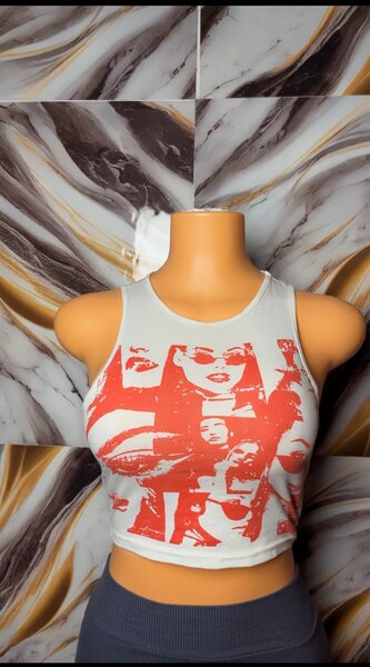 Débardeur graphique femme