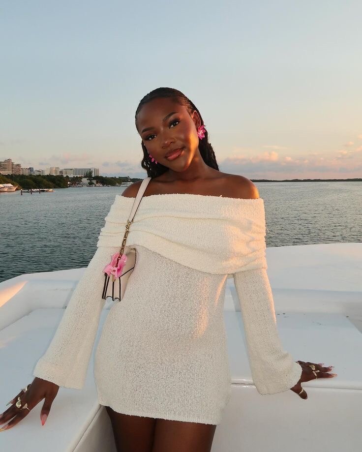 Robe Pull Épaules Dénudées