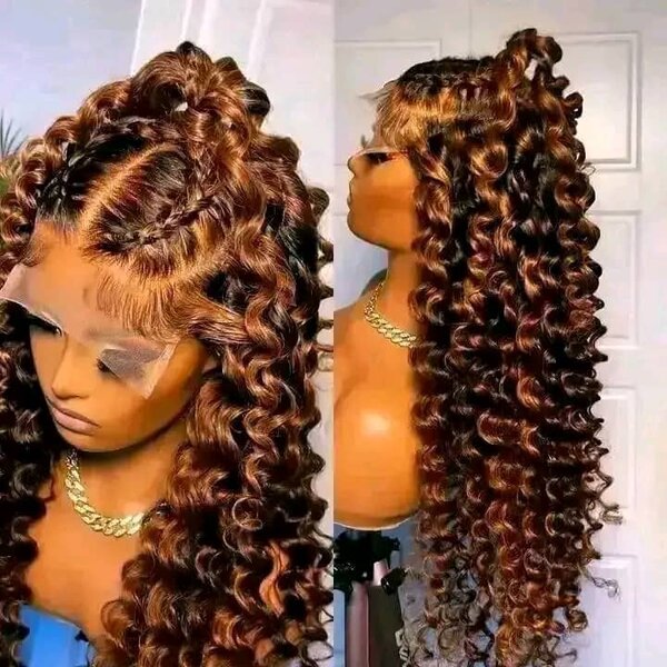 Perruque Bouclée Synthétique