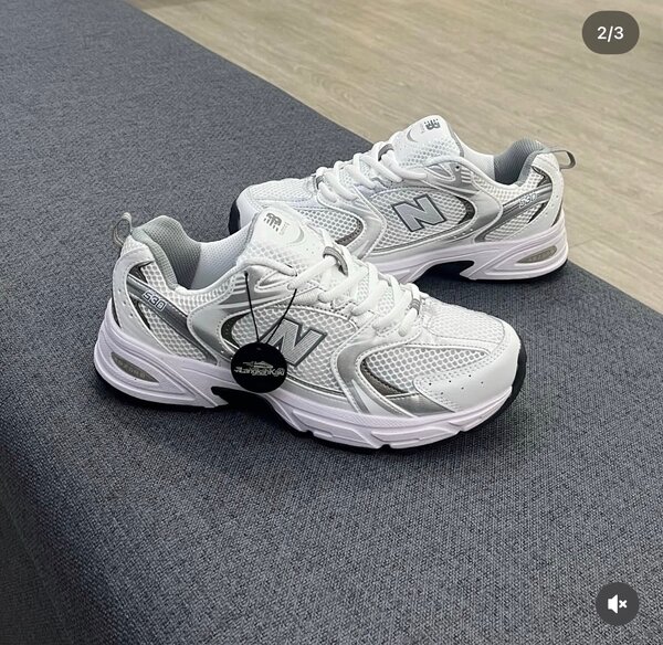 Baskets confortables blanches