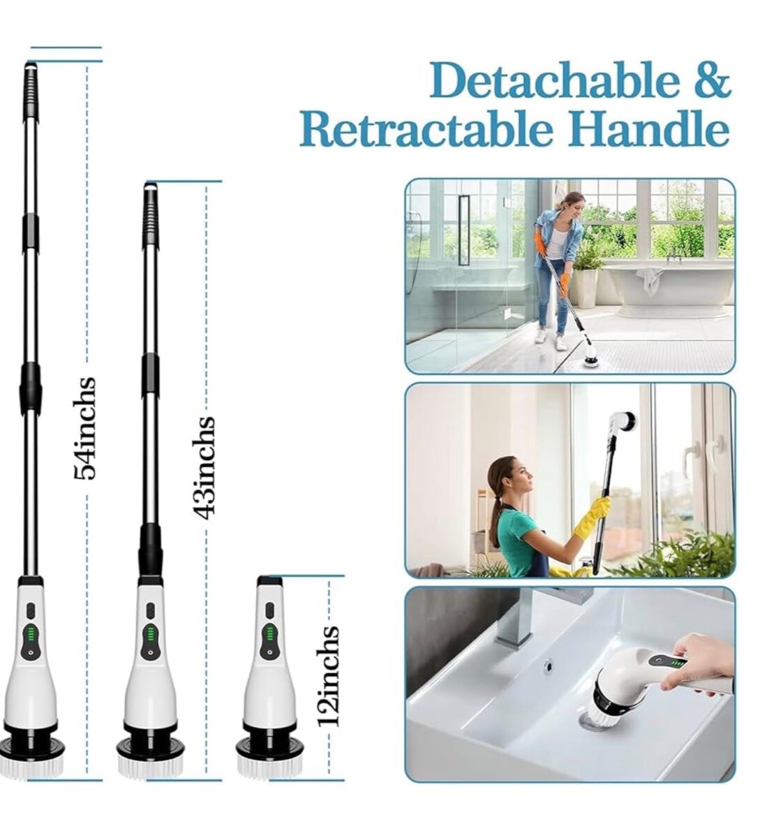 Brosse Électrique Rétractable