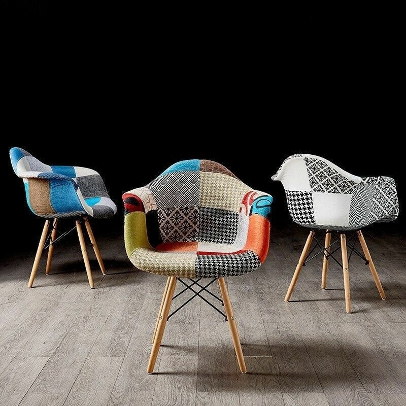 Chaise patchwork design