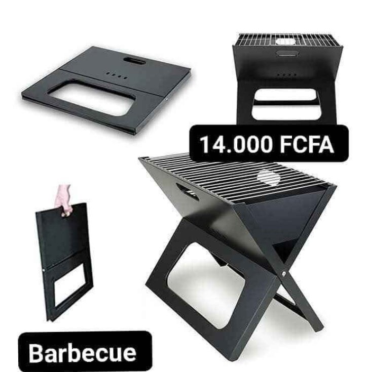 Barbecue pliable portable