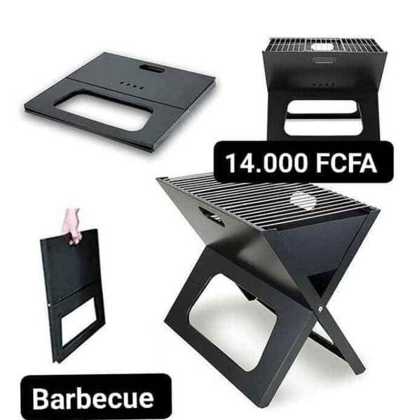 Barbecue pliable portable