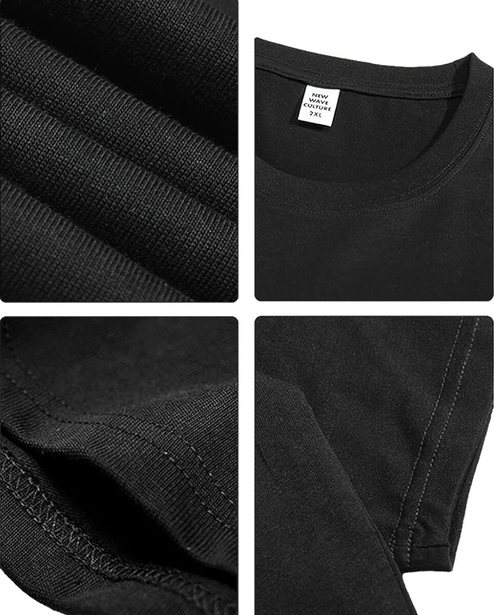 T-shirt noir oversize