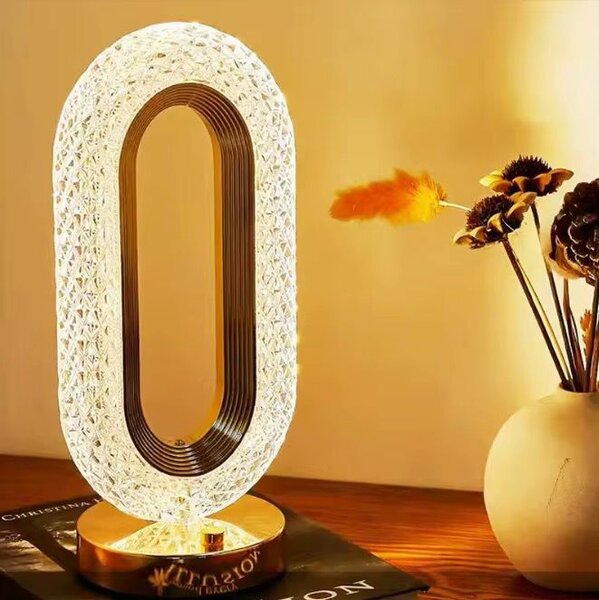 Lampe décorative papillon cristal