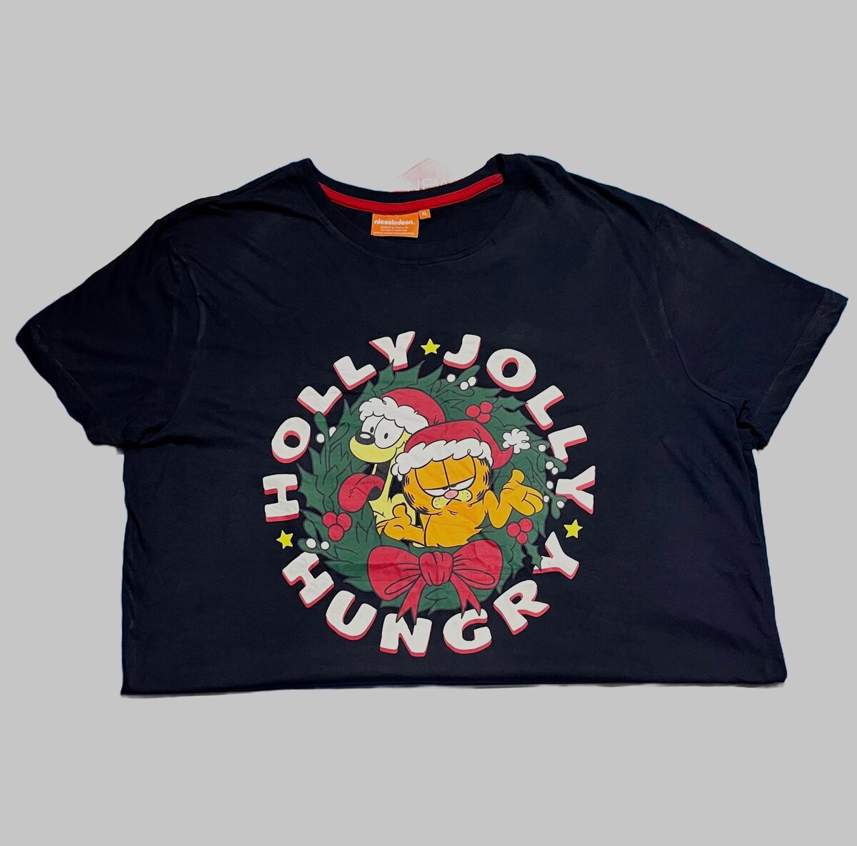 T-shirt festive "Holly Jolly Hungry"