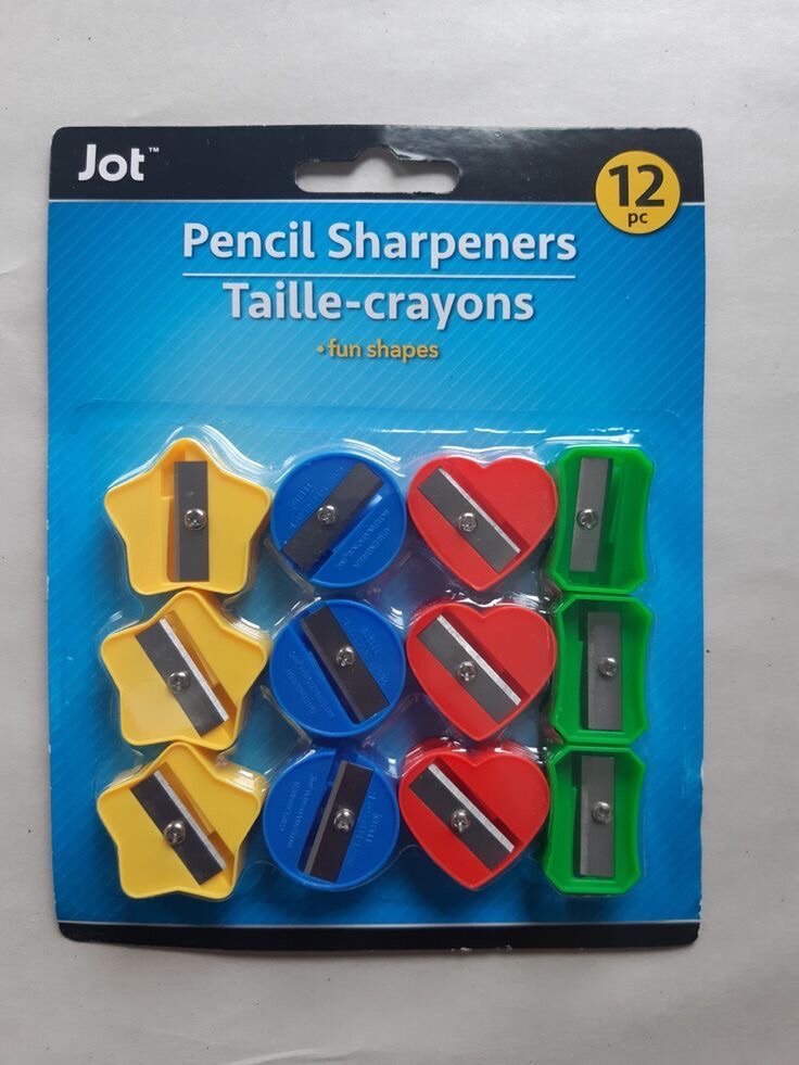 Taille-crayons amusants 12 pcs