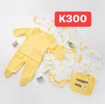 Set for baby yellow
