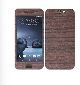 HTC One A9 Wooden Texture Mobile Skin - Padauk