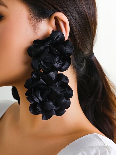 Boucles d'oreilles florales élégantes