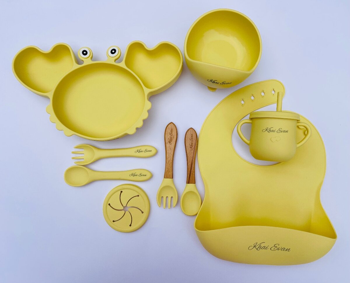 Customized baby feeding sets