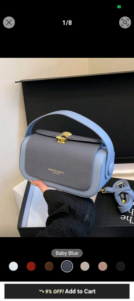 Sac à main texturé luxe